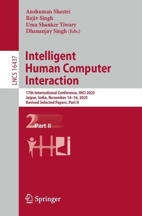 Cover image for book Intelligent Human Computer Interaction
