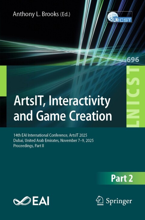 Cover image for book ArtsIT, Interactivity and Game Creation