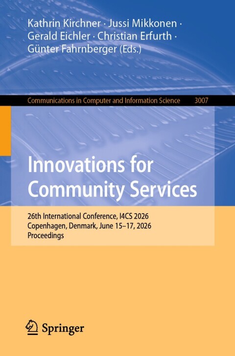 Cover image for book Innovations for Community Services