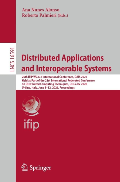 Cover image for book Distributed Applications and Interoperable Systems
