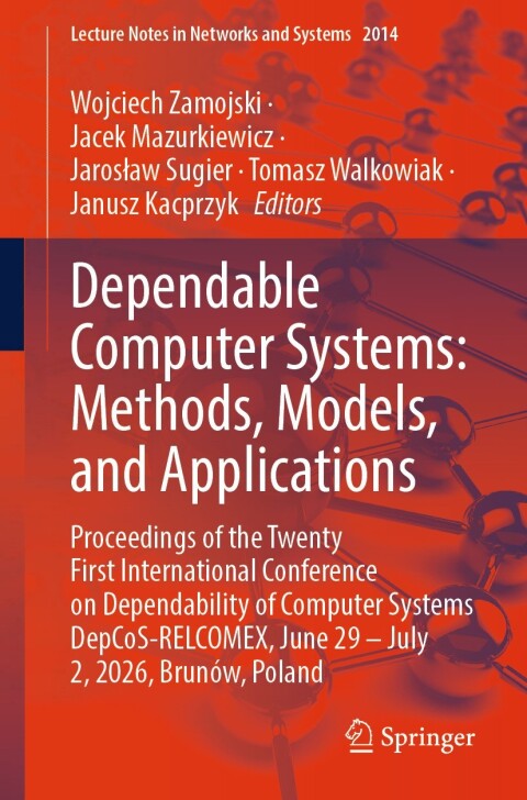 Cover image for book Dependable Computer Systems: Methods, Models, and Applications