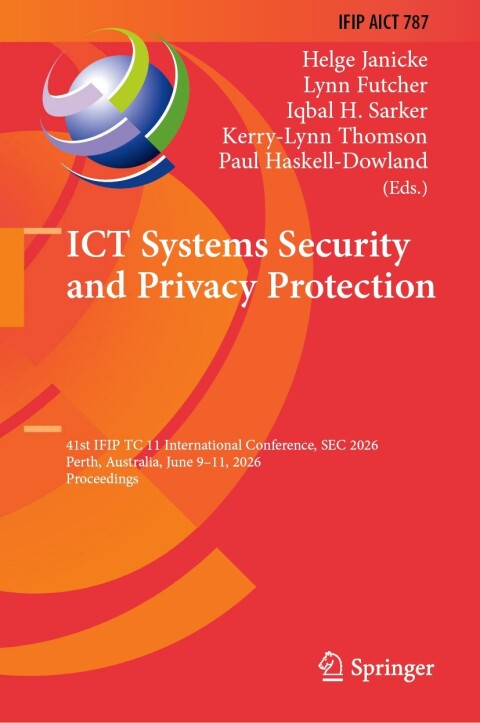 Cover image for book ICT Systems Security and Privacy Protection