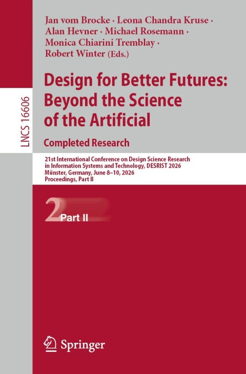 Cover image for book Design for Better Futures: Beyond the Science of the Artificial. Completed Research