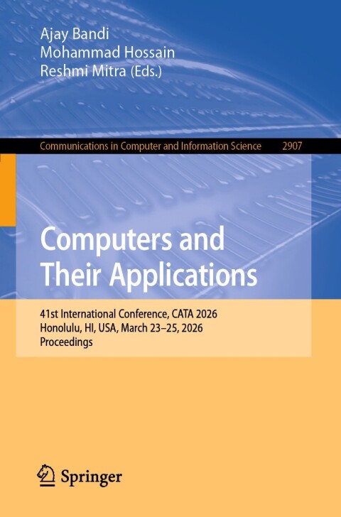 Cover image for book Computers and Their Applications