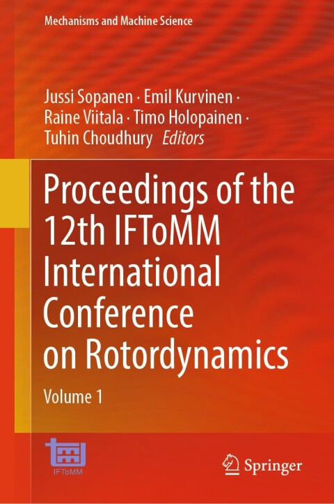 Cover image for book Proceedings of the 12th IFToMM International Conference on Rotordynamics