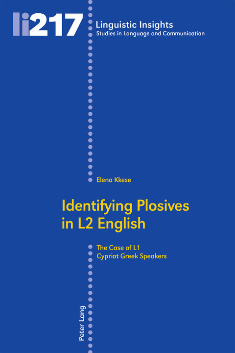 Cover image for book Identifying Plosives in L2 English