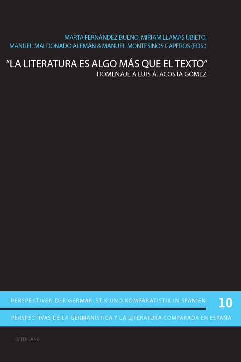 «La literatura es algo más que el texto»