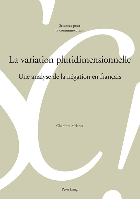 Cover image for book La variation pluridimensionnelle