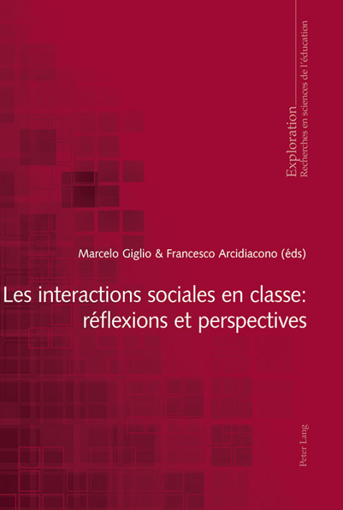Cover image for book Les interactions sociales en classe : réflexions et perspectives