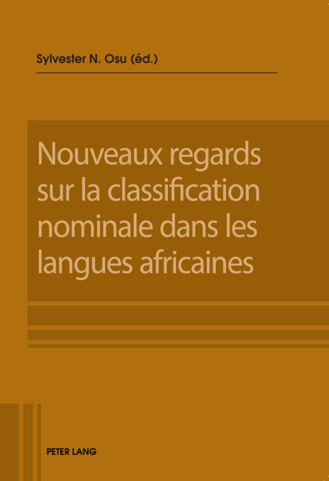 Cover image for book Nouveaux regards sur la classification nominale dans les langues africaines