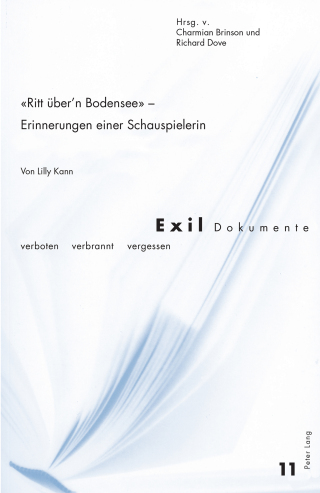 «Ritt übern Bodensee»  Erinnerungen einer Schauspielerin