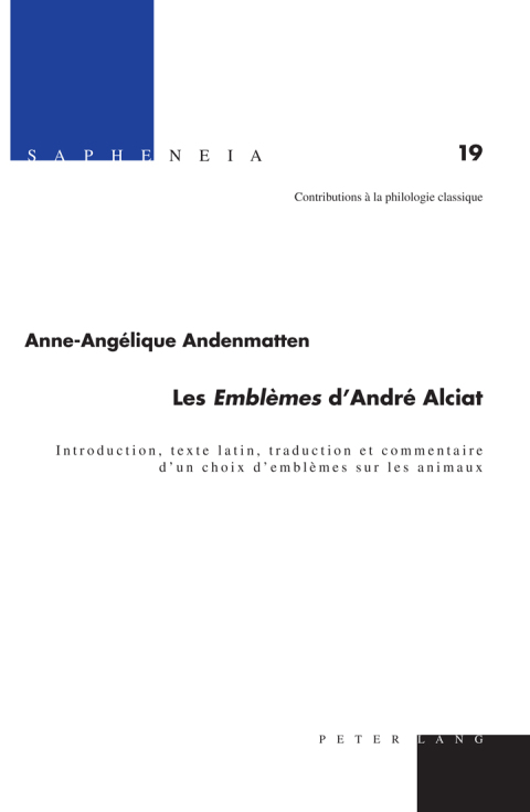 Cover image for book Les « Emblèmes » dAndré Alciat