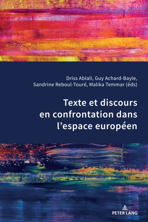 Cover image for book Texte et discours en confrontation dans lespace européen