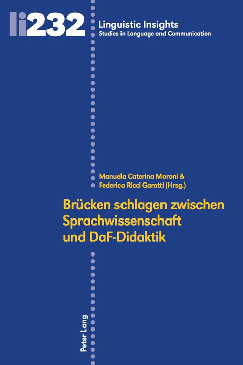 Cover image for book Brücken schlagen zwischen Sprachwissenschaft und DaF-Didaktik