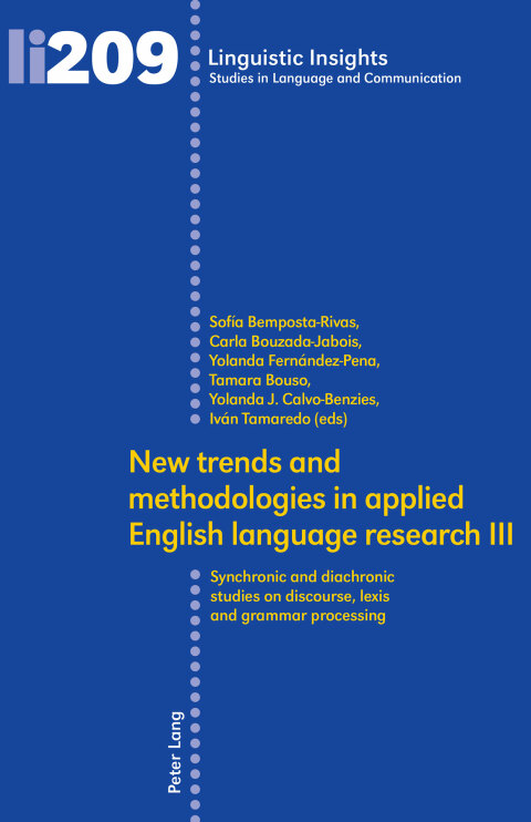Cover image for book New trends and methodologies in applied English language research III