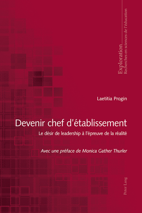 Cover image for book Devenir chef détablissement