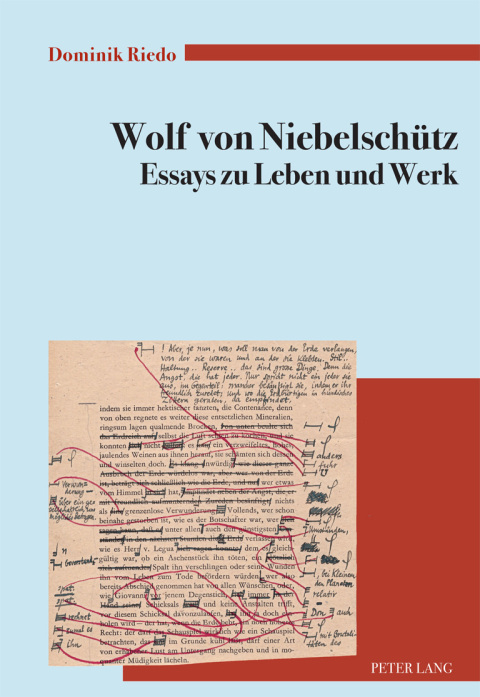 Cover image for book Wolf von Niebelschuetz  Essays zu Leben und Werk