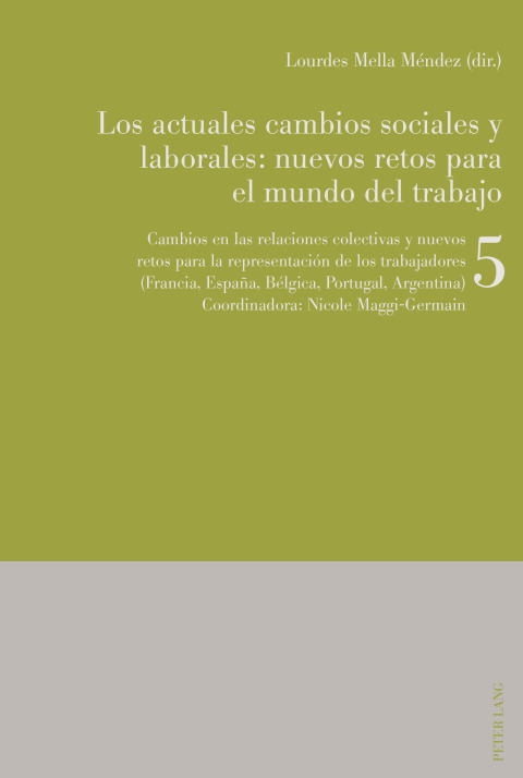 Cover image for book Los actuales cambios sociales y laborales: nuevos retos para el mundo del trabajo
