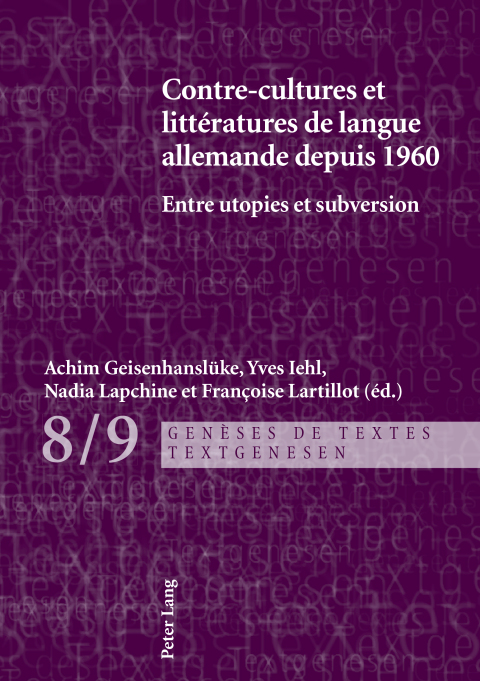 Cover image for book Contre-cultures et littératures de langue allemande depuis 1960