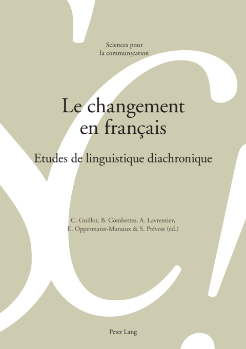 Cover image for book Le changement en français