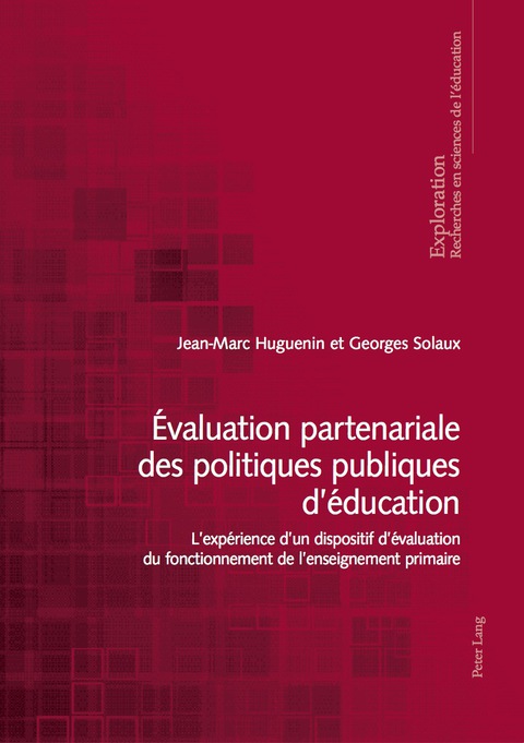 Cover image for book Évaluation partenariale des politiques publiques déducation