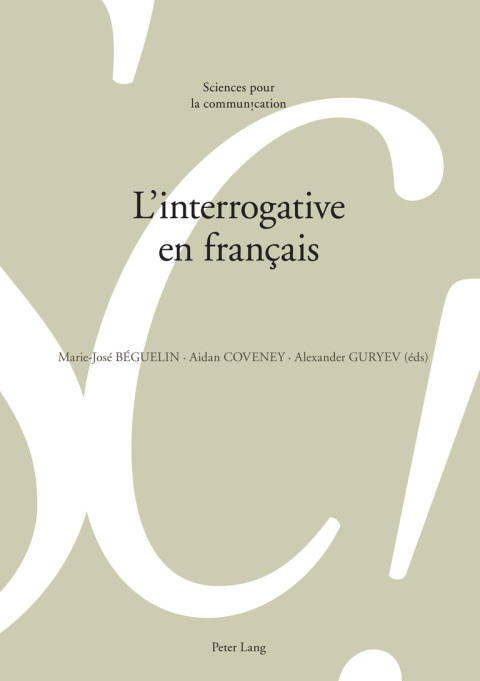 Cover image for book Linterrogative en français