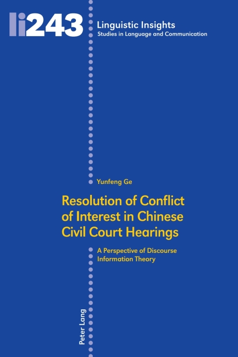 Cover image for book Resolution of Conflict of Interest in Chinese Civil Court Hearings