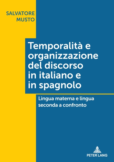 Cover image for book Temporalità e organizzazione del discorso in italiano e in spagnolo