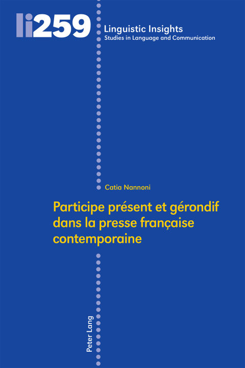 Cover image for book Participe présent et gérondif dans la presse française contemporaine