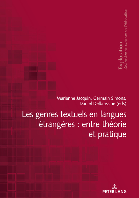 Cover image for book Les genres textuels en langues étrangères : entre théorie et pratique
