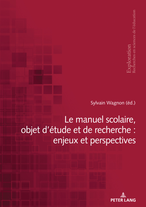 Cover image for book Le manuel scolaire, objet détude et de recherche : enjeux et perspectives