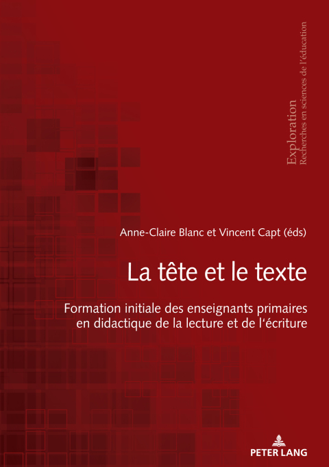 Cover image for book La tête et le texte