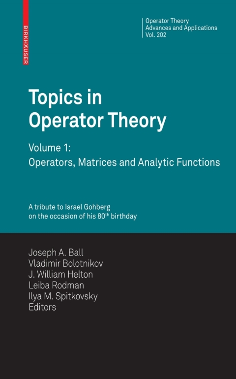 Cover image for book Topics in Operator Theory
