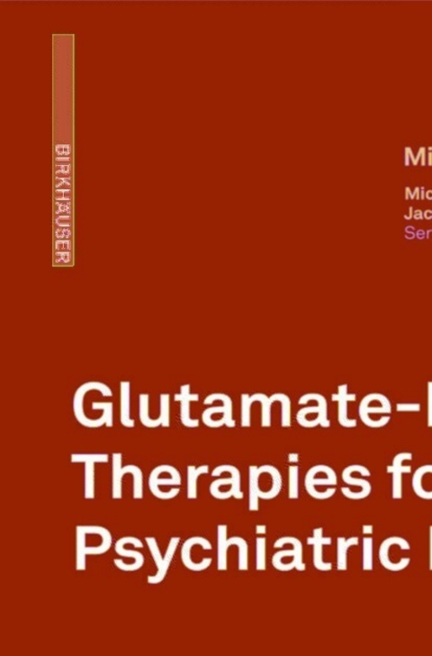 Cover image for book Glutamate-based Therapies for Psychiatric Disorders