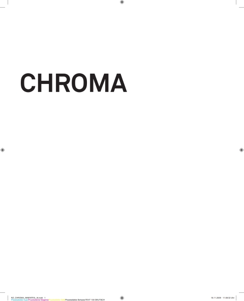Cover image for book Chroma