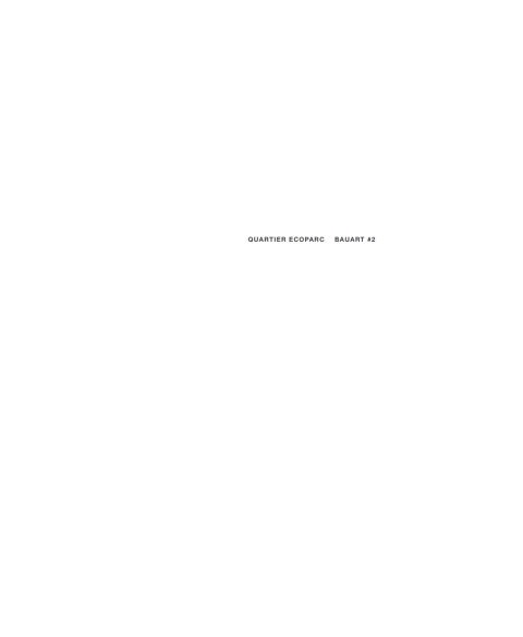 Cover image for book Quartier Ecoparc / Ecoparc Quarter