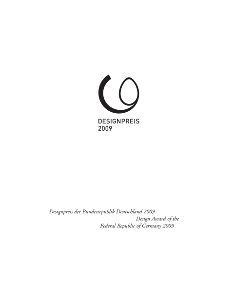 Cover image for book Designpreis der Bundesrepublik Deutschland 2009 / Design Award of the Federal Republic of Germany 2009