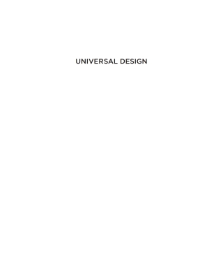 Universal Design
