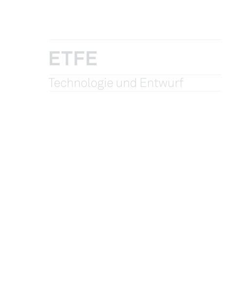 Cover image for book ETFE