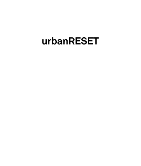 Cover image for book urbanRESET