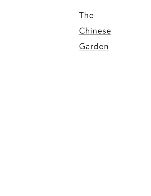 Cover image for book The Chinese Garden