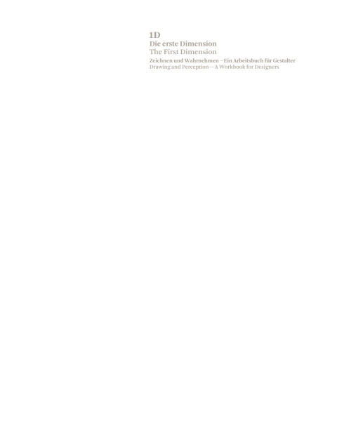 Cover image for book 1D – Die erste Dimension – 1D – The First Dimension