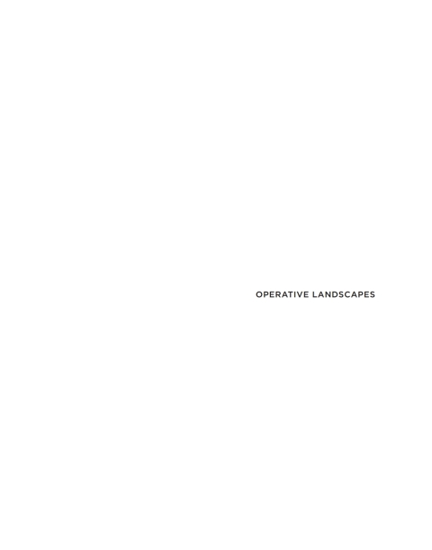 Cover image for book Operative Landscapes
