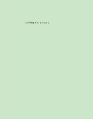 Building with Bamboo