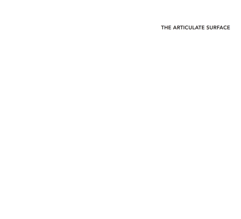 Cover image for book The Articulate Surface