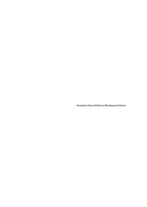 Cover image for book Kuwabara Payne McKenna Blumberg Architects