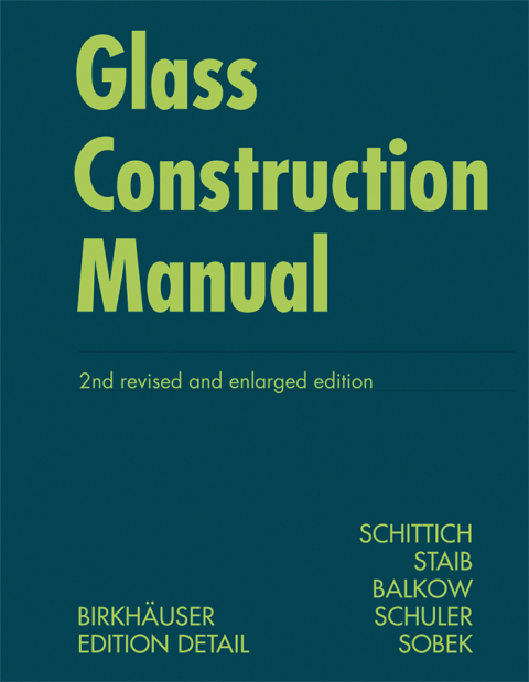 Cover image for book Glass Construction Manual