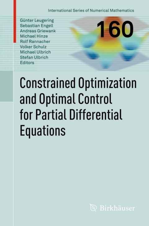 Cover image for book Constrained Optimization and Optimal Control for Partial Differential Equations