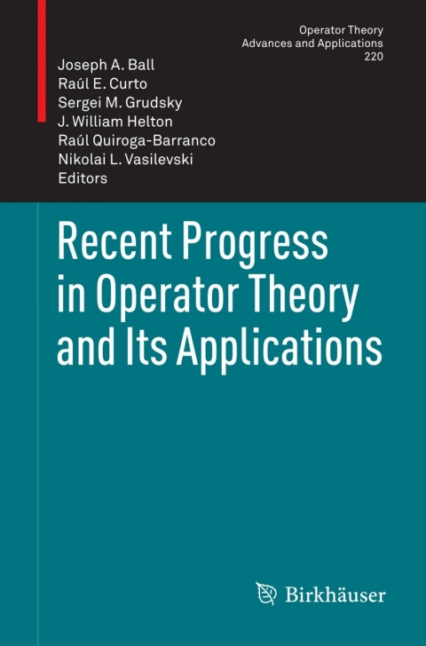 Cover image for book Recent Progress in Operator Theory and Its Applications