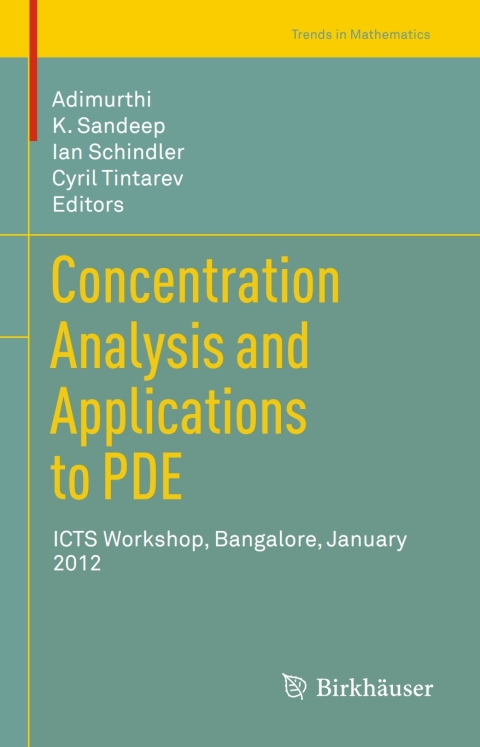 Cover image for book Concentration Analysis and Applications to PDE